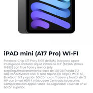 iPAD mini (A17 Pro) WI-FI - Img 55964301