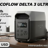 ⚡ECOFLOW DELTA 3 ULTRA🔋 3072 Wh Capacidad LiFePO4 (expandible de a 3 a 11kwh)✅ 3600W Nominal ✅ 7200W Pico con Garantía - Img 55016796