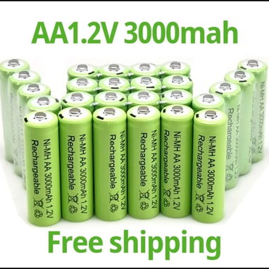 Bateria AA recargable de 3000 - Img 123454356