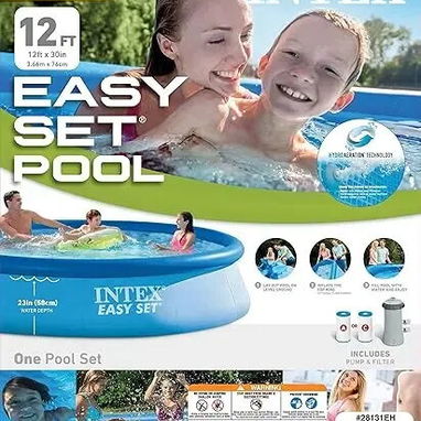 Piscina armable de 4.57x1.07m Intex nueva a estrenar - Img 122352172