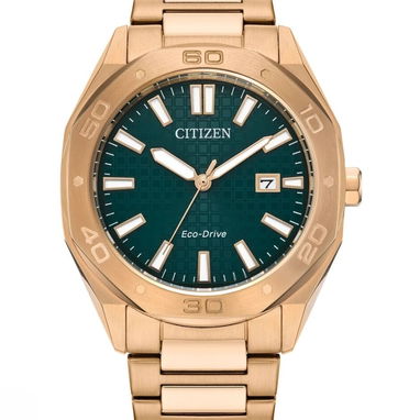 CITIZEN ECODRIVE ODYN CON ESFERA VERDE (BM7633-81X) PARA HOMBRE , 41MM , ACERO INOXIDABLE , NUEVO A ESTRENAR 58049738 - 2/3