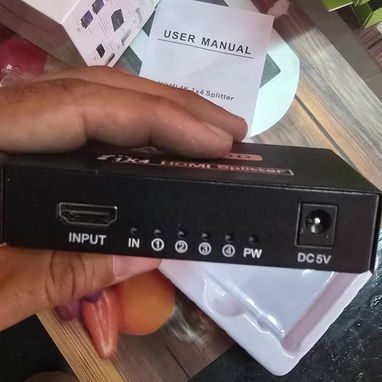 💻Spliter hdmi 1x4 uhd 4k nuevo en caja en 40 usd, mensajería adicional - 5/5