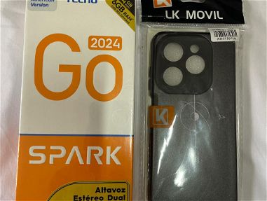 Telefono Celular Tecno Spark Go 2024 3Ram/64Rom. Mensajería gratis + mica + protector - Img main-image