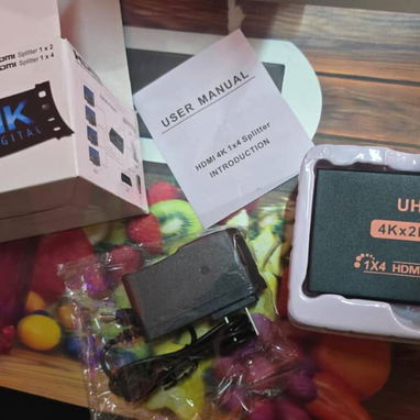 💻Spliter hdmi 1x4 uhd 4k nuevo en caja en 40 usd, mensajería adicional - 4/5