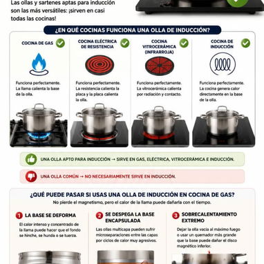 🍳 Set de Ollas Premium – 3 Piezas con Tapa de Vidrio Precio: $50 USD - Img 125401748