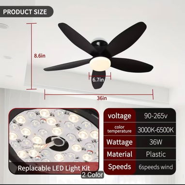 Ventilador de techo 36 pulgadas - Img 126792240