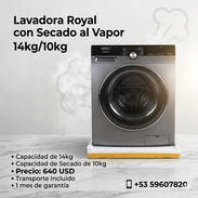 Lavadora Royal con Secador al Vapor - Img 55950493