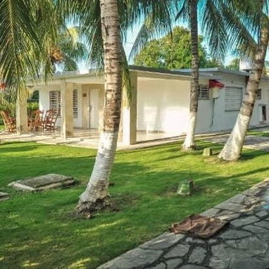 Casa con piscina ,jardin tropical con palmer en playa de Guanabo, En renta  +53 52463651 ♡Ahora con Rebaja de precio ♡ P - Img 81904165