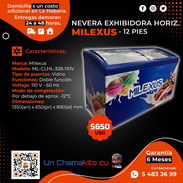🧊 650 🧊 NEVERA EXHIBIDOR VERTICAL MILEXUS 12 PIES. MENSAJERÍA CON FACTURA Y DE 6 MESES. TLF 54833699 - Img 50442097