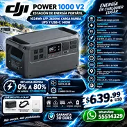DJI Power 1000 V2 Estación de Energía Portátil 1024Wh LFP, 2600W, Carga Rápida, UPS y USB-C 140W, variedad de Ecoflow... - Img 57691755