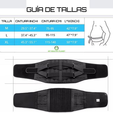 FAJA SOPORTE LUMBAR, CIATICA, HERNIA DE DISCO, ESCOLIOSIS ETC UNISEX - Img 85412734