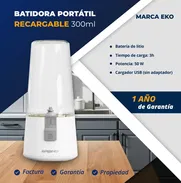 Batidora portátil recargable con un año de garantía. Propiedad, Factura y Slip de compra - Img 50418597