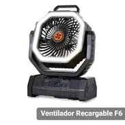 Ventilador Recargable modelo F6 | Portátil con LED y Control Remoto - Img 55402674
