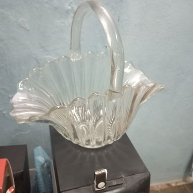 Estante de cocina, coqueta, cesta de cristal, búcaro de cristal - Img 125997566