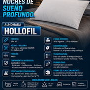 🛏️ ALMOHADAS 🛏️ HOLLOFIL - CALIDAD DE SUEÑO GARANTIZADA. FACTURA Y GARANTÍA. 📲 54833699 - Img 55929642