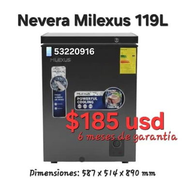 Refrigerador Milexus 9.1 👣 con 6 meses de garantía (factura -mensajería)53220916 - Img 122364567