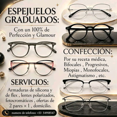 Espejuelos Graduados - Img 122887369