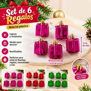 Set de 6 regalos para arbolito de navidad (lo) - Img 58048730