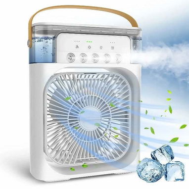 Ventilador-enfriador-humidificador de aire. Incluye el cable y cargador USB - Img 109900408