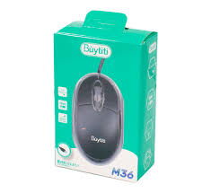 Mouse USB optico negro de luces con cable. - Img main-image-44783618