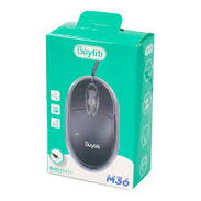 Mouse USB optico negro de luces con cable. - Img 44783618