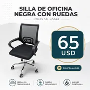 1/ SILLA DE OFICINA CON RUEDAS - Img 55666900