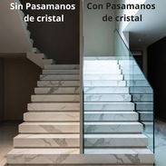 🪟✨ Tu escalera puede ser la pieza más impresionante de tu hogar. Barandas de cristal que elevan su elegancia - Img 55606153
