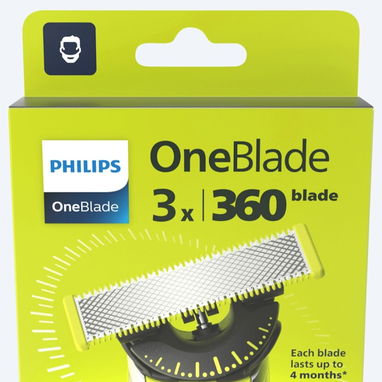 Máquinas Philips OneBlade 360 Face con set de tres repuestos. Precio 90 usd. - Img 116676762