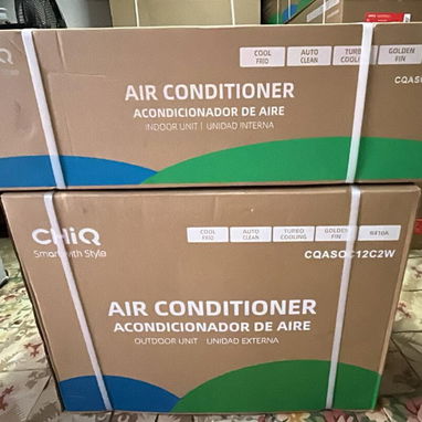 Split de 1.5 tonelada marca CHIQ Tuberías de cobre 3.5 mtrs precio $400 USD con transporte incluido - Img 122292724
