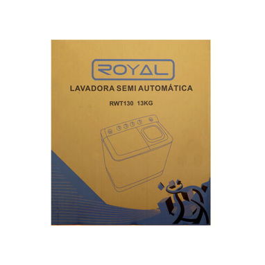 Lavadora Semiautomática Royal 10.5 kg, 3 niveles de agua Tapa panorámica Sistema de dúo lavado Precio 300 USD Transporte - 4/6