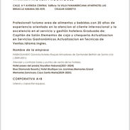 Busco empleo mas de 20 años de experiencia en el sector del turismo.Alimentos y bebidas.liderar equipos - Img 57451860