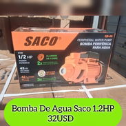Bomba de agua marca SACO , 1/2 HP🦾TEE - Img 56191209