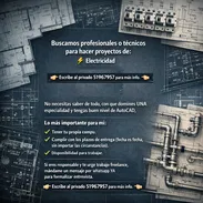 Se necesitan ingenieros electricos para proyectos con Autocad - Img 56177202