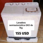 Lavadora semiautomática eko 7kg blanca factura,garantía y mensajería x costo adicional - Img 54955797