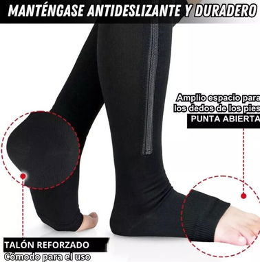 MEDIAS DE COMPRESION CON CIERRE DE ZIPPER - Img 72184097