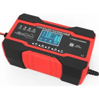 Cargador inteligente 12 V con pantalla, para plomo y LiFePO4 - 2/2