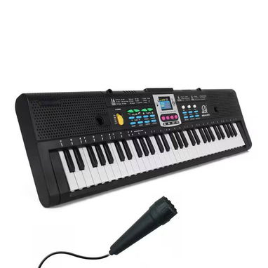 🎹 Teclado Electrónico Multifunción 61 Teclas con Micrófono - 3/4