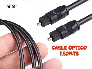 //Cable óptico//optico digital  Cable óptico para RCA/Optico 1.50m// Cable optico 30mts //*Optico-optico cable - Img main-image