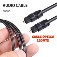 //Cable óptico//optico digital  Cable óptico para RCA/Optico 1.50m// Cable optico 30mts //*Optico-optico cable - Img 45456895