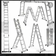 Vendo escalera multifuncional nueva de aluminio - Img 49367191