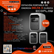 ⚡ CLÁSICA DELTA 3⚡ EF DELTA 3 CLÁSICA 3600/1800W Y 1024WH. MENSAJERÍA CON FACTURA Y GARANTÍA. TL 54833699 - Img 54830952