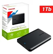 Disco duro externo Toshiba HD CANVIO HDBT510EK3AA de 1TB, 2,5" , USB 3.0 ne - Img 50682448