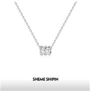 SHEME SHIPIN Collar de acero de titanio Collar de cintura pequeña de moda Diseño de nicho de estilo femenino Cadena de c - Img 45923221