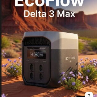 ECOFLOW DELTA 3 MAX. ESTACION DE ENERGIA MODERNA Y EFICIENTE - 2/5
