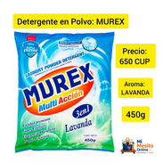 SE VENDE DETERGENTE EN POLVO MARCA MUREX 450 GRAMOS. - Img 55774011