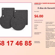 JUEGO DE 4 TAPETE DE SILICONA - Img 54823275