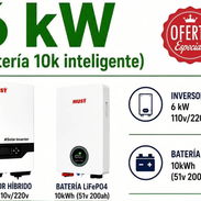 Inversor Must 6 KW + Batería Must 10 KWH - Img 55878795