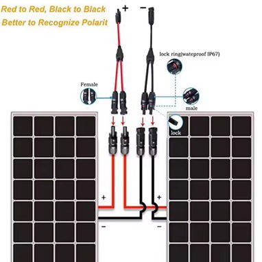 Conector Solar eléctrico fotovoltaico, Conexión paralela de rama 2Y 30A 1000V  🔴🔴 - Img 117687975