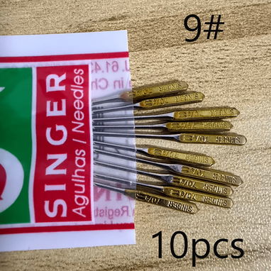agujas universales para maquinas de coser # 9 y #14, hilos de coser y  ovillos para maquinas de coser - Img 122939179