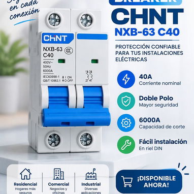⚡🔌 BREAKER CHNT NXB-63 C40 🔌⚡ - 5/5